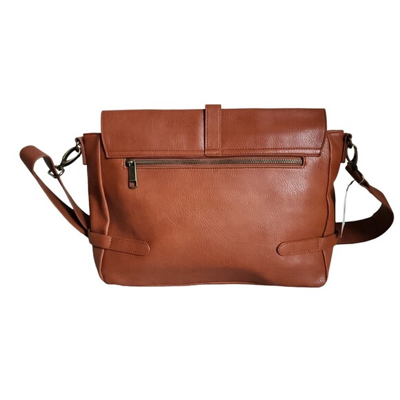 Office Briefcase Laptop Vegan Leather Executive Formal For 14" Laptop & MacBook - Picture 8 of 14